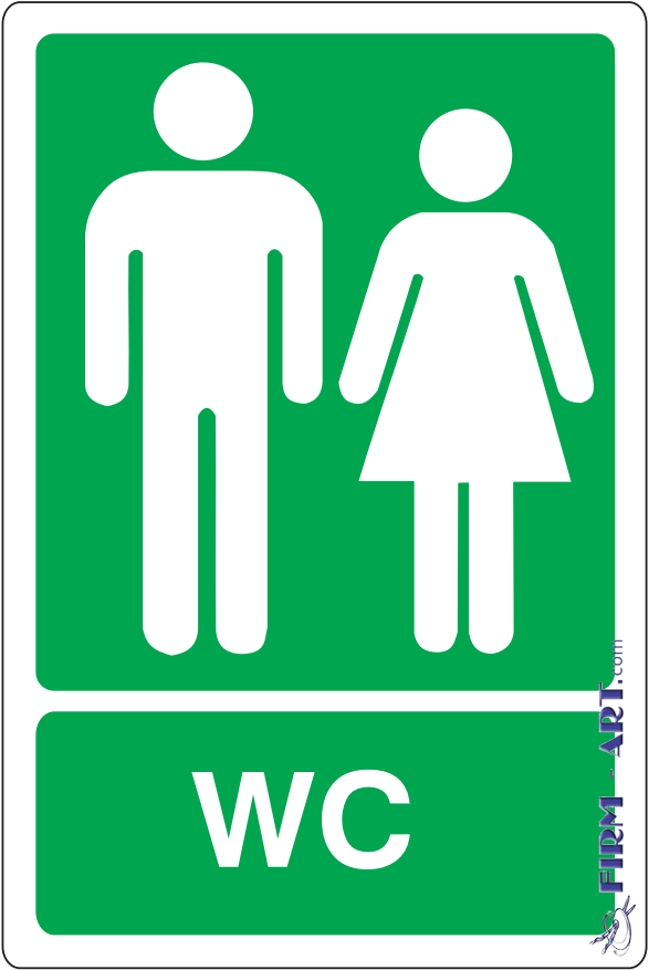 Znaci informacija - WC (Sito štampa firm-art.com) 